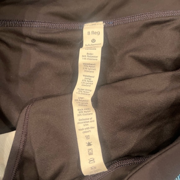 Lululemon Athletica Blue and Black Athletic Shorts - Picture 3 of 8